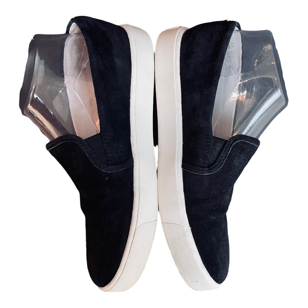 𝅺SAM Edelman Black Velvet Slip On Shoes Women’s Size 7.5 - Picture 7 of 12